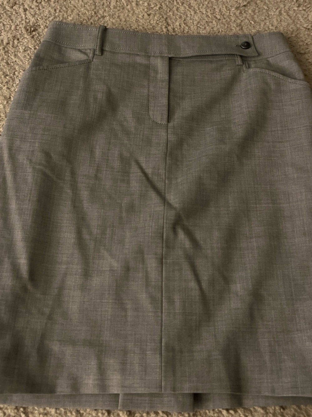 RACHEL Rachel Roy Gray Pencil Skirt